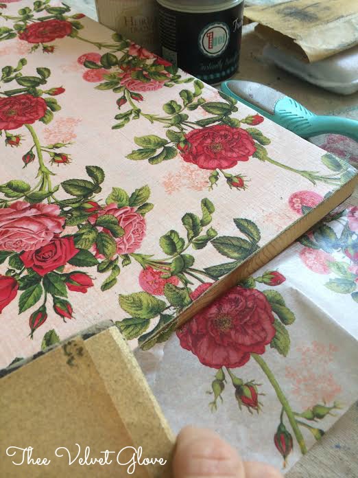 Dirty Floral Decoupage by Thee Velvet Glove