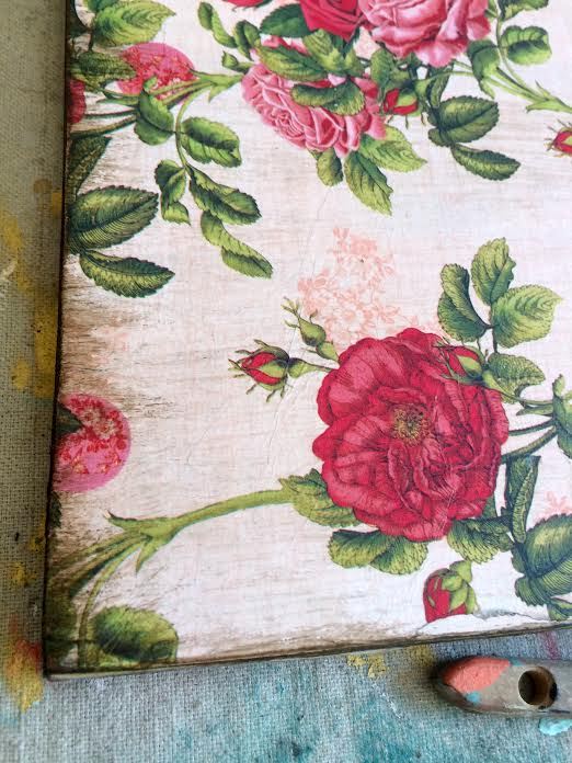 Dirty Floral Decoupage by Thee Velvet Glove